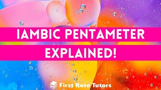 Iambic Pentameter Explained In 60 Seconds  GCSE English Literature Techniques Made Easy Shorts [upl. by Safko868]