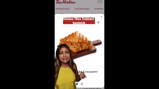 Tim Hortons Just Launched In India amp The Menu Is Way Different Than Canada shorts [upl. by Nivre]