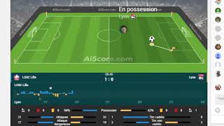 LOSC Lille vs Lyon live broadcast 🔴 with detailed visual and text effects 2024 [upl. by Weed943]