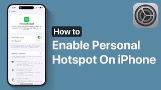 How To Enable Personal Hotspot On iPhone  iPhone 16 Tips [upl. by Donela]