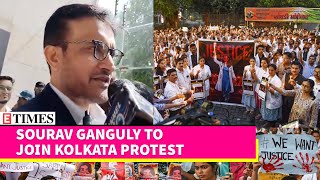 Sourav Ganguly amp Dona To Take Over Kolkata Streets  Emotional Protest Over Kolkata RapeMurder Case [upl. by Artemas]