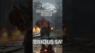 FORTHOG ORCSLAYER JUST BECAME MY SAVIOR IN MIDDLEEARTH SHADOW OF WARshadowofwar gaming [upl. by Alemahs295]