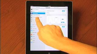 iPad2 Settings [upl. by Hsirehc]