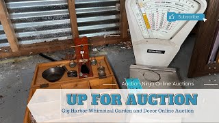 Gig Harbor Whimsical Garden and Decor Online Auction [upl. by Nnylyahs]