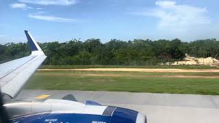 JetBlue A321 Landing At Cancun International Airport 7222024 [upl. by Akimet]