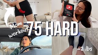 75 HARD VLOG  STARTING OVER  DOWN 2lbs  WEEK 1 [upl. by Kobe]