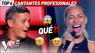 ¿RECONOCERÁN a estos CANTANTES PROFESIONALES en La Voz [upl. by Anhcar]