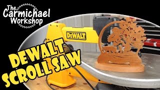 Dewalt DW788 Scroll Saw Unboxing and Bear Project [upl. by Theola]