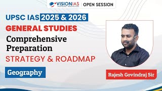 UPSC IAS 2025 amp 2026  General Studies Comprehensive Preparation Strategy amp Roadmap  Geography [upl. by Suravaj538]