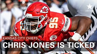 Chiefs Chris Jones On Losing A Half Sack To George Karaftis [upl. by Roleat]