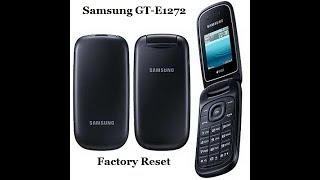 Factory Reset Samsung GT E1272 [upl. by Sirron534]