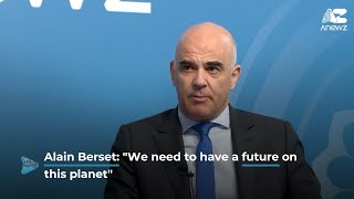 Alain Berset quotWe need to have a future on this planetquot [upl. by Ollecram503]