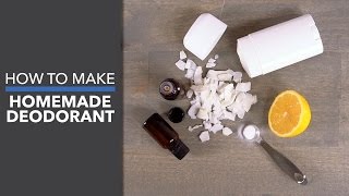 How to Make Homemade Deodorant [upl. by Russell]