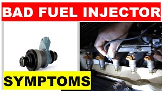 Symptoms of a bad fuel injector  How to fix bad injector [upl. by Attezi889]