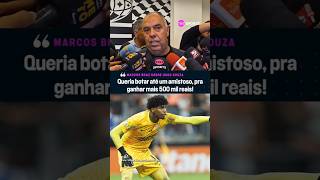 Marcos Braz sobre multa de 500 mil pra Hugo jogar [upl. by Iman]