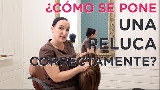 Como ponerse una peluca correctamente [upl. by Akaya]