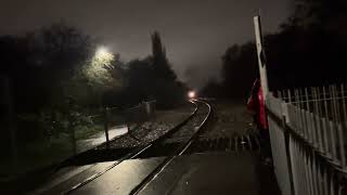 Nene Valley Railway 44871 Leaving by Fletton branch [upl. by Hannaoj]