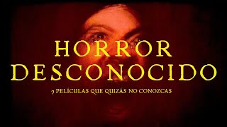 7 PELÍCULAS DE TERROR POCO CONOCIDAS 2 [upl. by Atirec110]