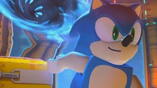 LEGO Dimensions  Sonic The Hedgehog Level Pack All Boss Battles [upl. by Ellimac400]