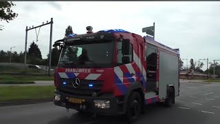 Brandweer Wormerveer TS 118036 en Politie met spoed naar een Ongeval N203 in Krommenie [upl. by Eart921]