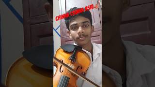 Chinna Chinna Asai violin cover  violin 🎻  violin shorts [upl. by Nadab566]