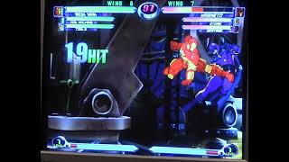 MvC2 Thrillah Special  Iron Man  WM AAA Infinite to Proton Cannon 100 Combo [upl. by Tome]