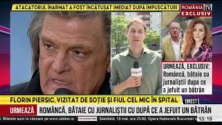 Florin Piersic vizitat de sotie si fiul cel mic in spital Actorul a fost mutat de la ATI [upl. by Silverman9]