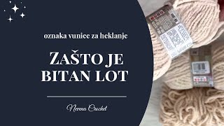 Heklanje šta je lot Vunica i važne oznake heklanje za pocetnike [upl. by Adaven992]