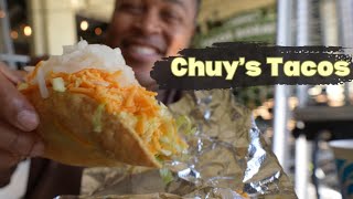 Trying the MOST HYPED Tacos Dorados in LA Chuy’s Tacos [upl. by Ezana]