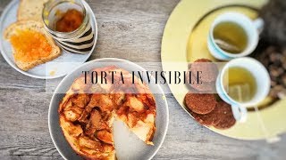 TORTA INVISIBILE DI MELE E PERE Ricetta senza latte burro e olio [upl. by Langelo478]