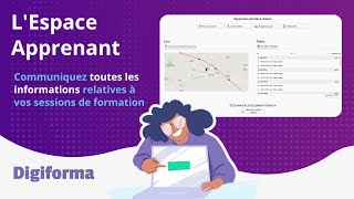 Les fonctionnalités Digiforma  Lespace apprenant [upl. by Ardnosak]