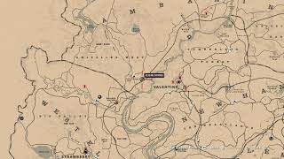 Cattail Pond Treasure Location  Free Roam  RDR2  Online [upl. by Semajwerdna]