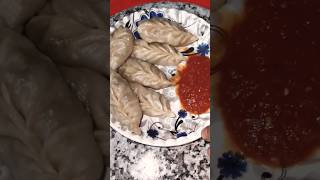 Veg momos recipe 😋 cookingshorts shorts trending ytshorts youtubeshorts viralrecipe [upl. by Einaffit847]