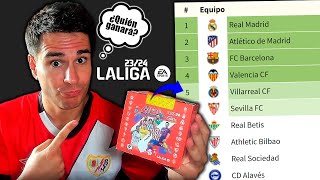 ESTA CAJA de CROMOS DECIDE el CAMPEÓN de la LIGA ESTE 2324 [upl. by Akinot]