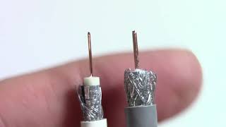 The difference between RG59 amp RG6 coax cables [upl. by Sanson]