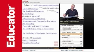 quotSubfields in Psychologyquot  AP Psychology with Educatorcom [upl. by Mungo]