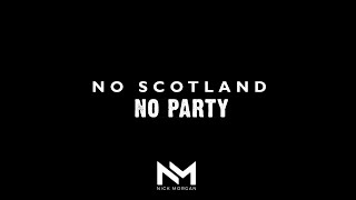 No Scotland No Party  Nick Morgan Music Video Scotland Euro 2024 unofficial song [upl. by Aerbua]