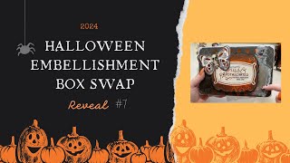 Halloween Embellishment Box Swap Reveal 7 by Amber ambercarylsleightthorpe4625 [upl. by Yesoj]