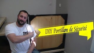 16 DIY Portillon de Sécurité  Baby Stairs Gate [upl. by Glogau533]