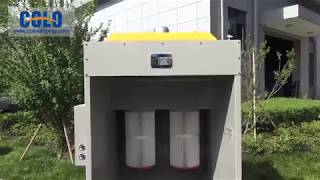 COLO S 0811 powder spray booth [upl. by Oemac999]