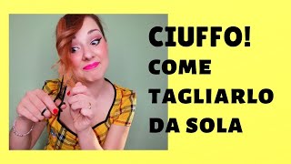 COME TAGLIARE IL CIUFFO DA SOLA [upl. by Nivej]