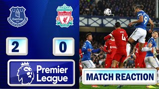 Calvert Lewin Destroys Liverpool  Everton 2  0 Liverpool  Match Reaction [upl. by Arreyt]