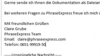 Textbausteinverwaltung für Microsoft Outlook AddIn [upl. by Fifine647]