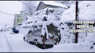 Snowing Killar  Experience the extreme winter in Pangi Valley [upl. by Nosemaj]