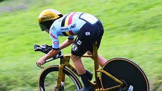 REMCO EVENEPOEL I TIME TRIAL WORLD CHAMPION 2024 [upl. by Maxim751]