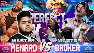 Street Fighter 6 🔴 MENARD Zangief vs DROKER Juri 🔴 SF6 High Level Matchs [upl. by Genvieve]