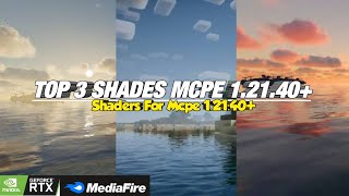 Top 3 Shaders For Mcpe 12140 Realistis Ringan Glowing Ore Santai Ada [upl. by Care]