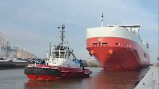 TØNSBERG  Worlds largest CarCarrier in Bremerhaven [upl. by Cart]