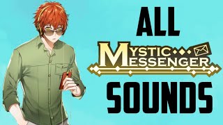 All Mystic Messenger Ringtones Email Notifications And Text Notifications [upl. by Yrot]