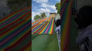 RAINBOW SLIDE  FLOATING MARKET LEMBANG [upl. by Siuqaj]